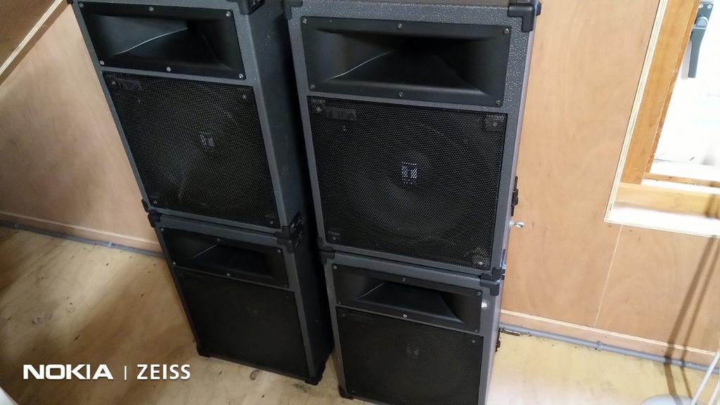 TOA luidsprekers SL 120 - 240 watt per stuk, Ophalen, 120 watt of meer, Front, Rear of Stereo speakers, Overige merken