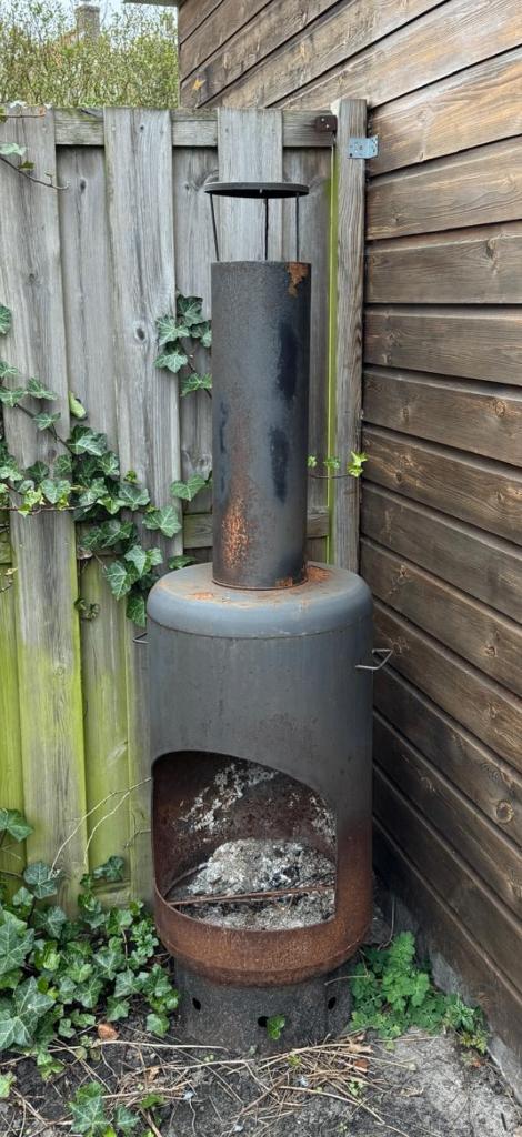 Vuurkorf tuinhaard, Ophalen, Gebruikt