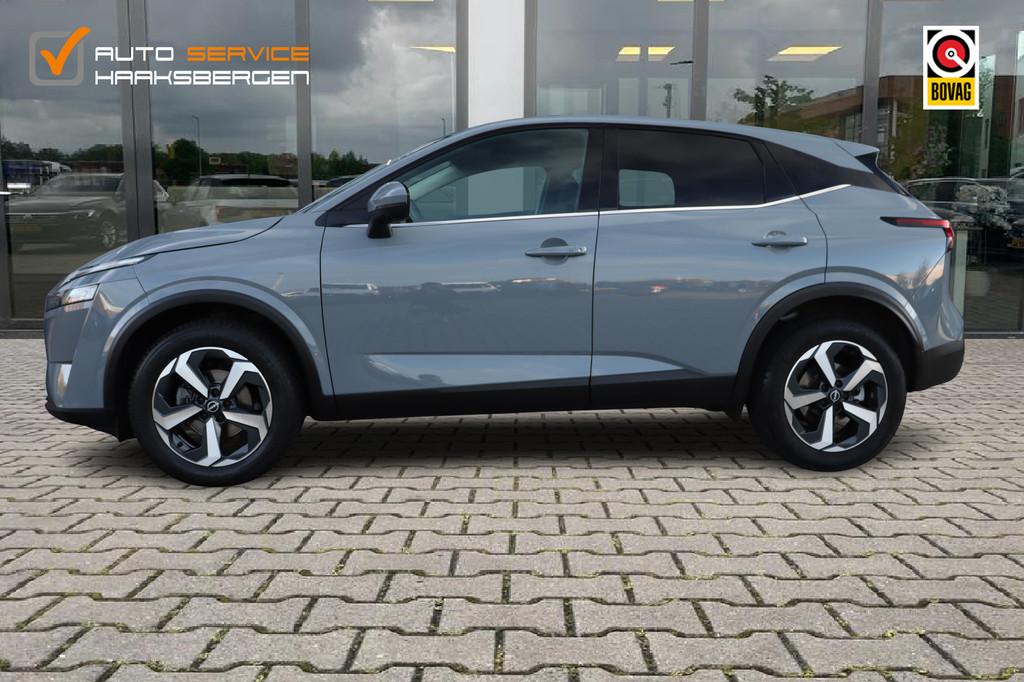 Nissan QASHQAI 1.3 MHEV Xtronic N-Connecta | ACC | 360 Camer, Stof, Zwart, 4 cilinders, Bedrijf