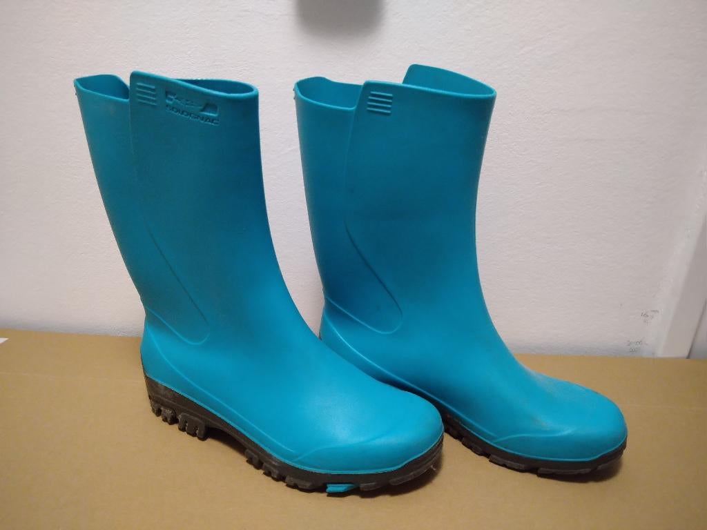 Solognac Decathlon kaplaarzen maat 33/34 turquoise blauw, Jongen of Meisje, Overige typen, Decathlon, Ophalen of Verzenden