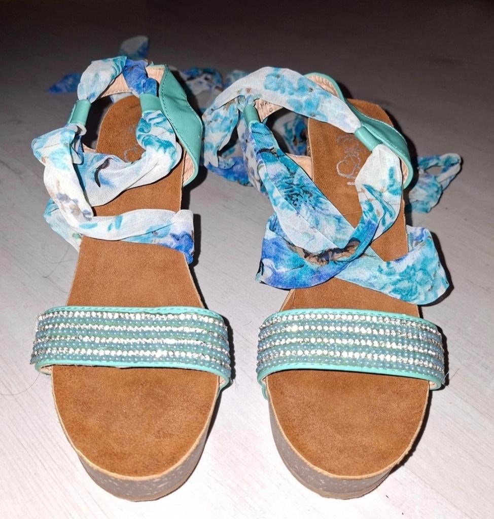 Sleehakken, Blauw, Nieuw, Ophalen of Verzenden, Onbekend