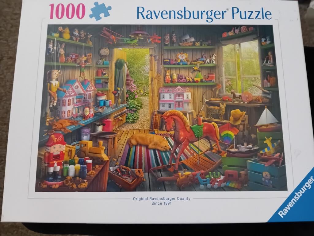 7x puzzel van 1000stukjes Compleet, Ophalen of Verzenden, 500 t/m 1500 stukjes