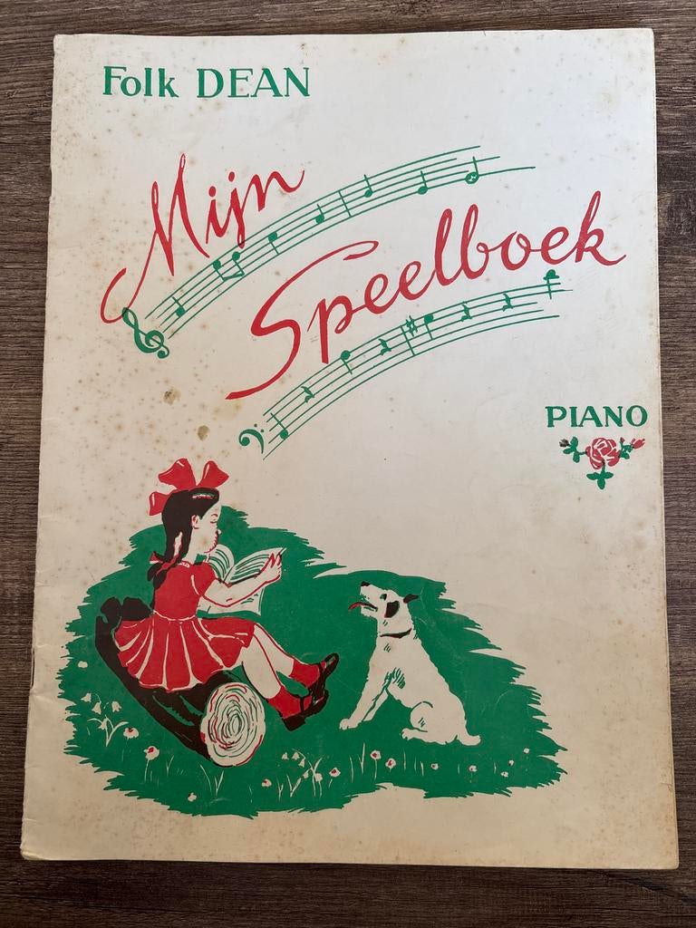 Folk Dean Mijn Speelboek Piano, Muziek en Instrumenten, Bladmuziek, Gebruikt, Overige genres, Les of Cursus, Ophalen of Verzenden