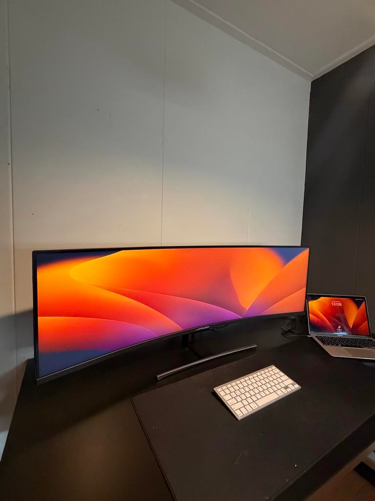 LC Power 49 inch Curved Ultrawide Monitor, Computers en Software, Monitoren, Gaming, 101 t/m 150 Hz, Curved, VA