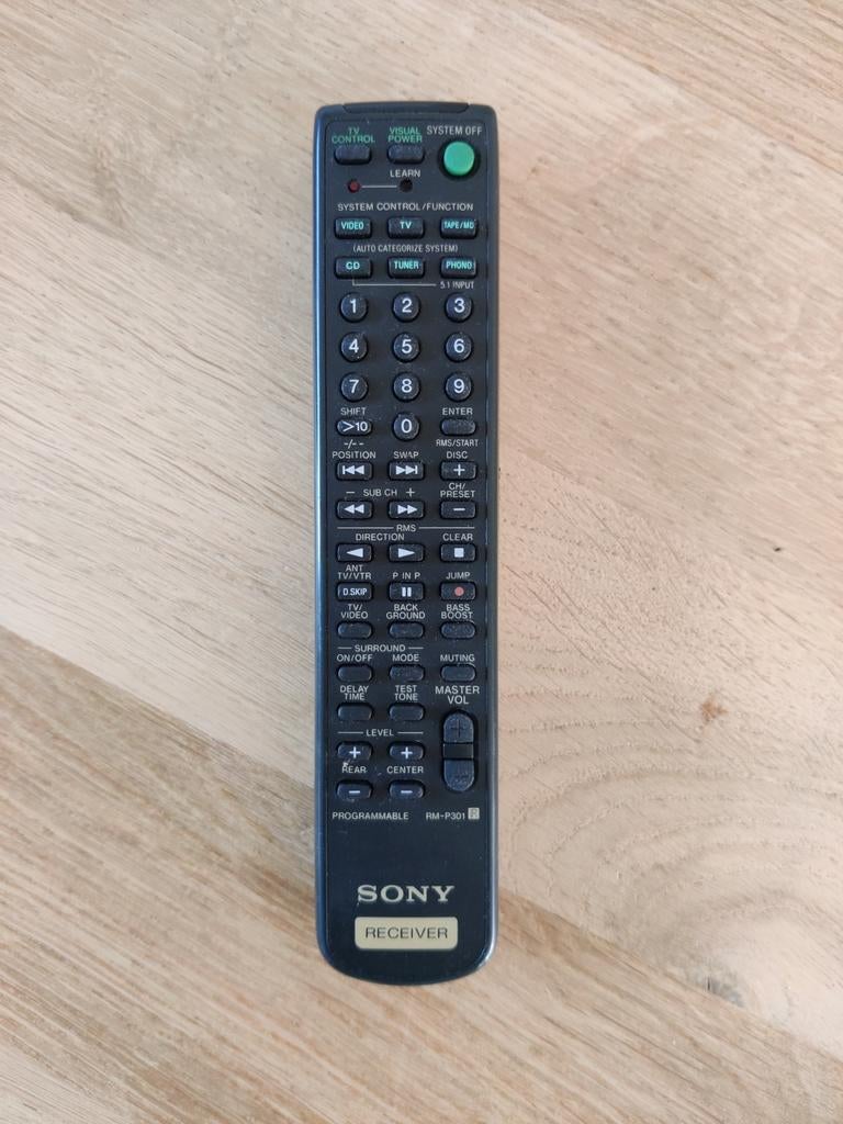 Sony RM-P301 Afstandsbediening voor Receiver, Ophalen of Verzenden, Gebruikt, Origineel