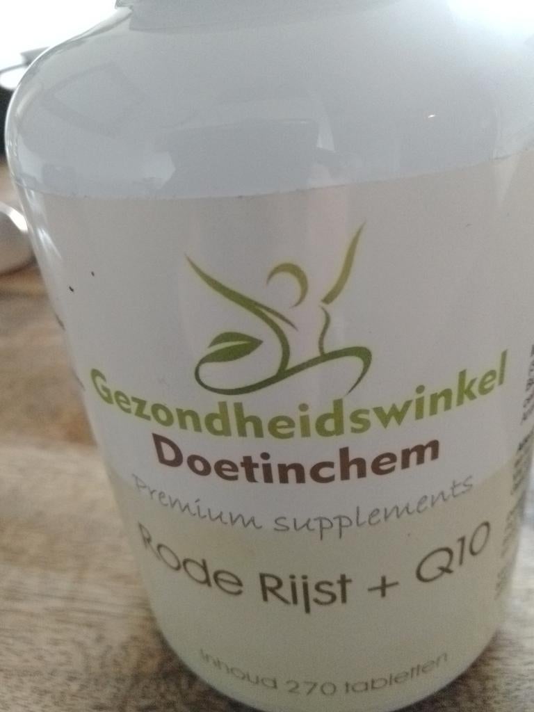 Rode Rijst + Q10 200 tabletten - Gezondheidswinkel., Ophalen, Zo goed als nieuw, Overige typen