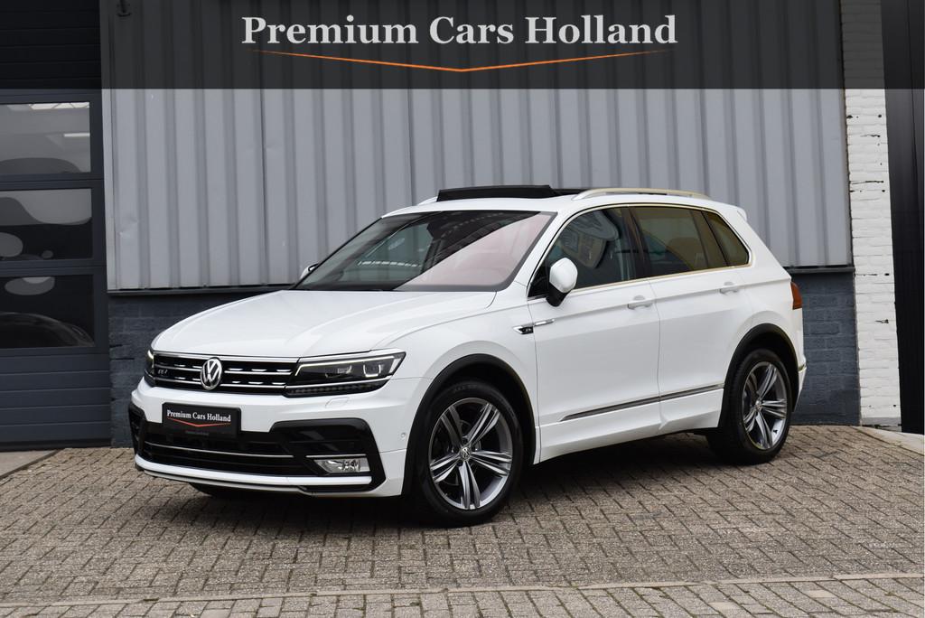 Volkswagen Tiguan 1.4 TSI 4-Motion R-Line Pano 360 Camera Tr, Auto's, Automaat, Gebruikt, Euro 6, 4 cilinders