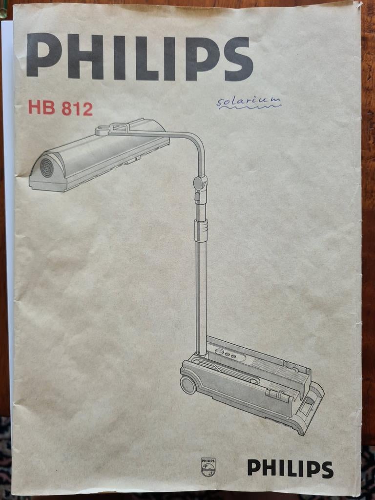 Philips HB 812 Solarium Sunmobile - Inklapbare Zonnebank, Ophalen