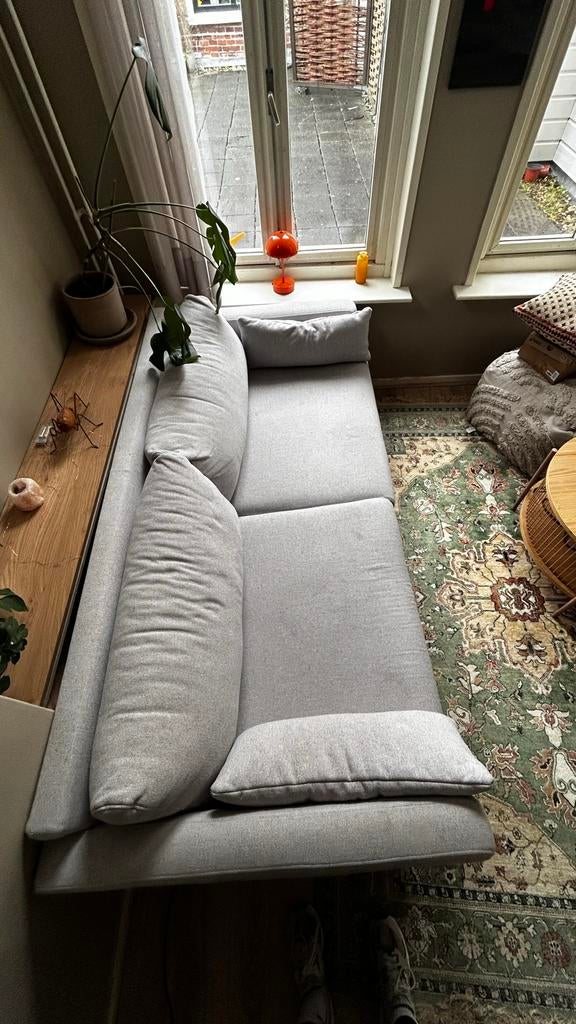 Lichtgrijze 2-zits bank Wehkamp (177x93x79 cm), Ophalen, Gebruikt, 150 tot 200 cm, Tweepersoons