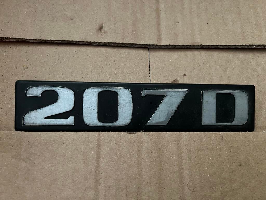 Mercedes 207D bus embleem in goede staat, Auto-onderdelen, Ophalen, Gebruikt, Mercedes-Benz
