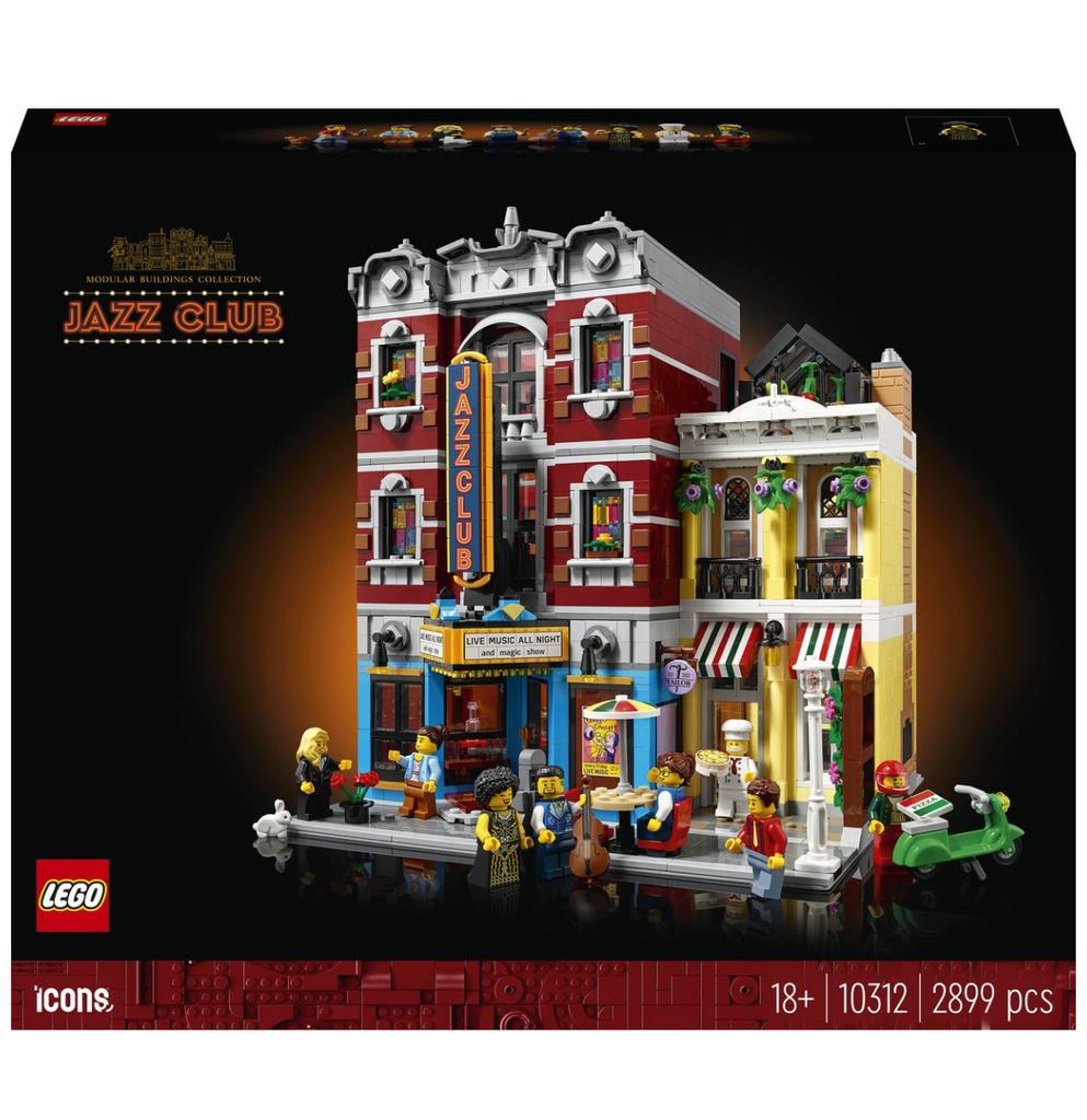 Lego icons jazz club 10312 en icons verhuiswagen 40586, Ophalen of Verzenden, Gebruikt, Complete set, Lego