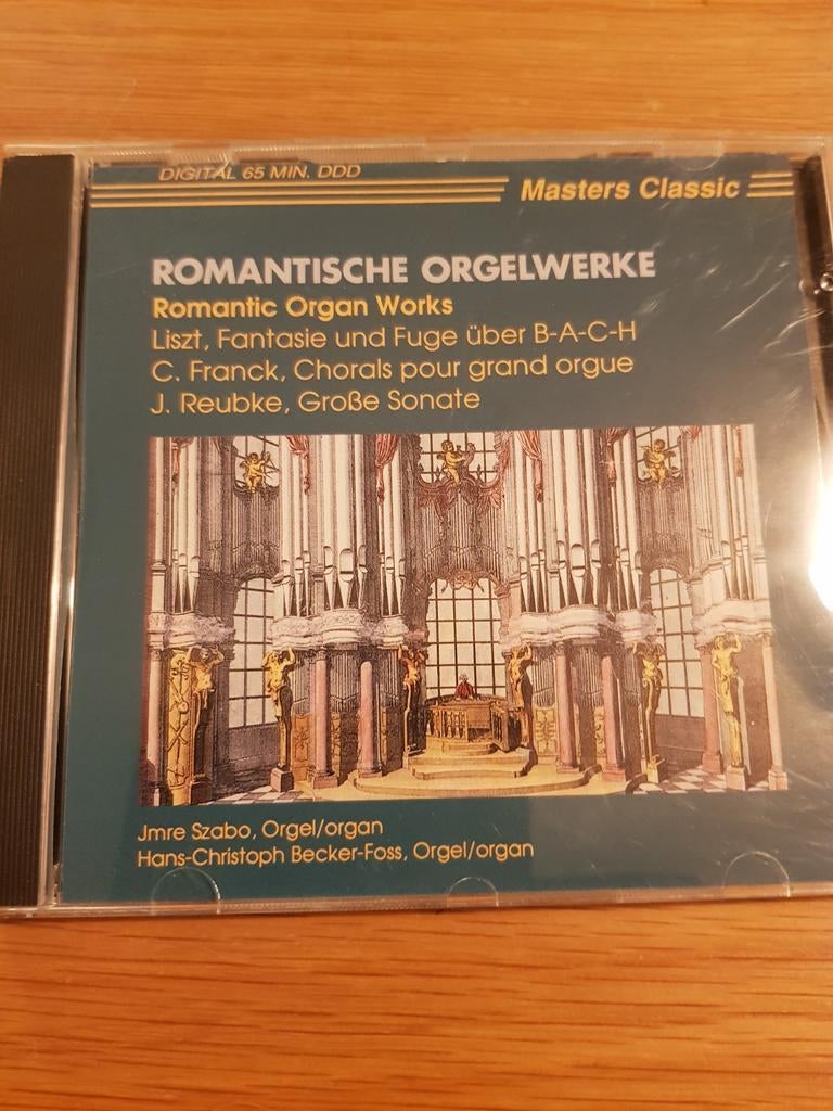 Romantische Orgelwerken - Liszt, Franck, Reubke CD, Ophalen of Verzenden, Romantiek, Zo goed als nieuw, Orkest of Ballet