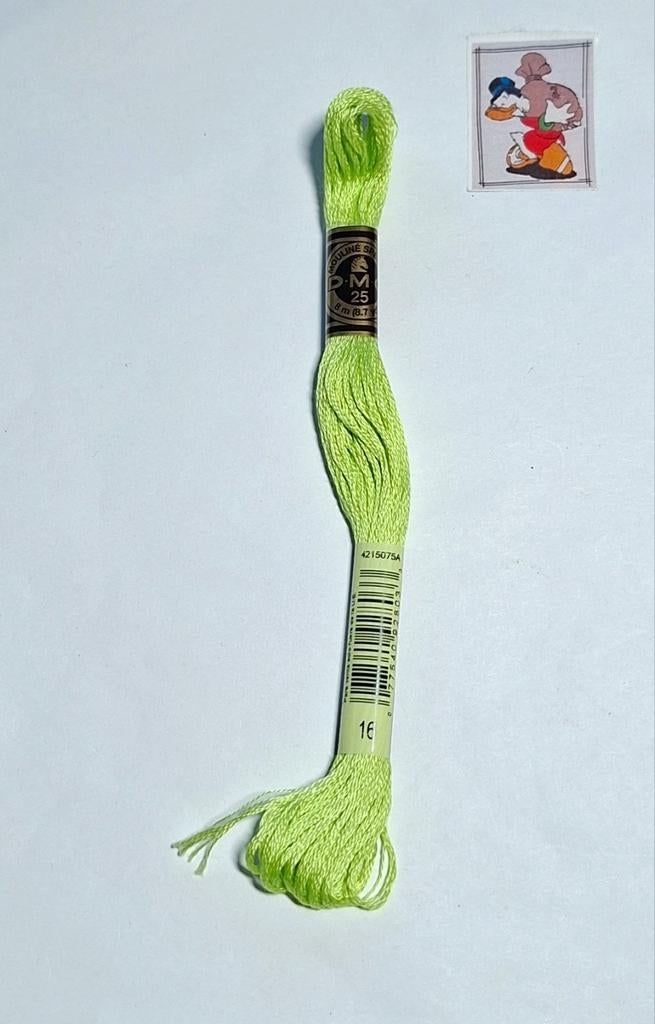 DMC mouline, groen 16, Mulhouse, France, Ophalen of Verzenden, Borduurgaren of Zijde, DMC