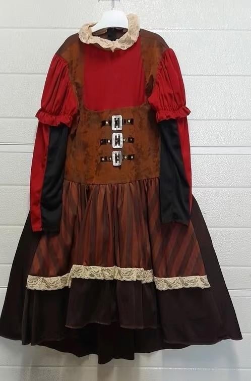 carnaval kleding zorro - rok - hippie broek vestje jurk, Ophalen of Verzenden, Gebruikt, 134 t/m 140, Jongen of Meisje