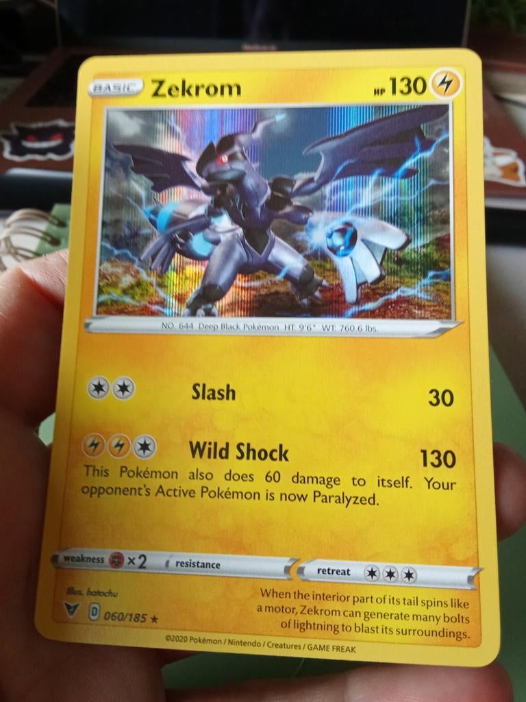Zekrom 060/185 Rare Holo, Ophalen of Verzenden