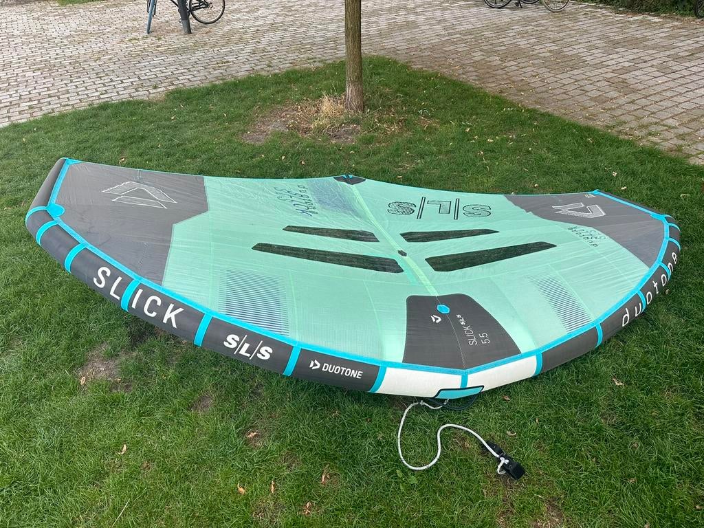 Duotone Slick DLab 4.5 en 3.5 SLS, Watersport en Boten, Wingsurfen, Zo goed als nieuw, Wingsurf-wing, Ophalen of Verzenden