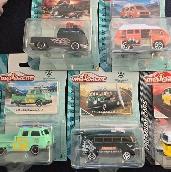 VW bus 4x Majorette, Ophalen of Verzenden, Nieuw, Auto