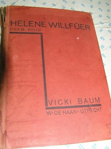 Helene Willfuer door Vicky Baum, antiek, Boeken, Romans, Gelezen, Europa overig, Vicky Baum, Ophalen of Verzenden