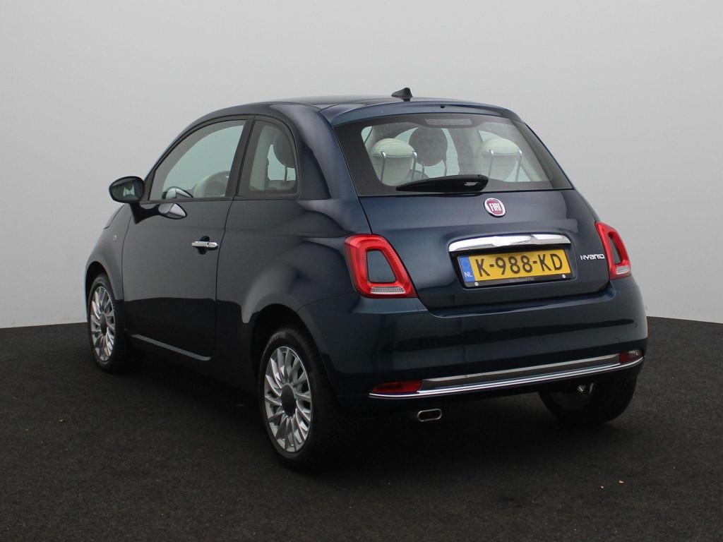 Fiat 500 1.0 Hybrid Lounge | Apple Carplay/Android Auto | Ai, Voorwielaandrijving, 12 maanden, Stof, Euro 6