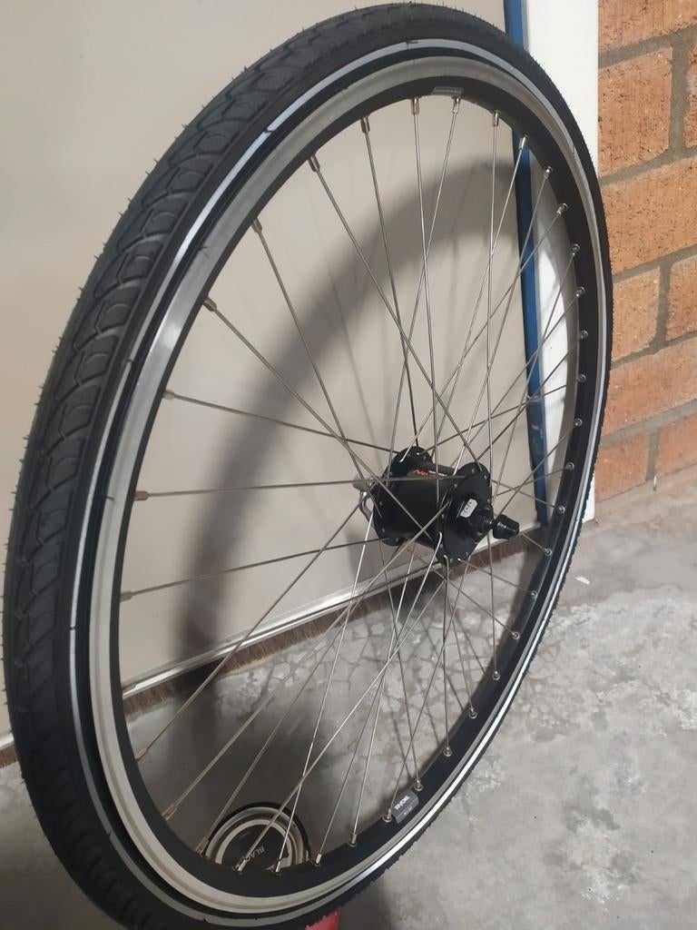 Voorwiel met dynamo band(nieuw), Fietsen en Brommers, Fietsonderdelen, Ophalen, Band, RIH prisma, Nieuw