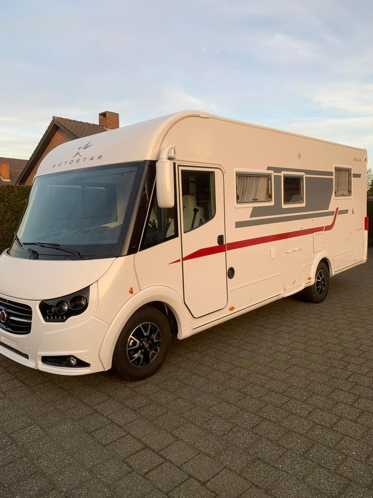 Mooie autostar intergraal camper, Caravans en Kamperen, Campers, Ringverwarming, Fiat, 7 tot 8 meter, Afzuigkap
