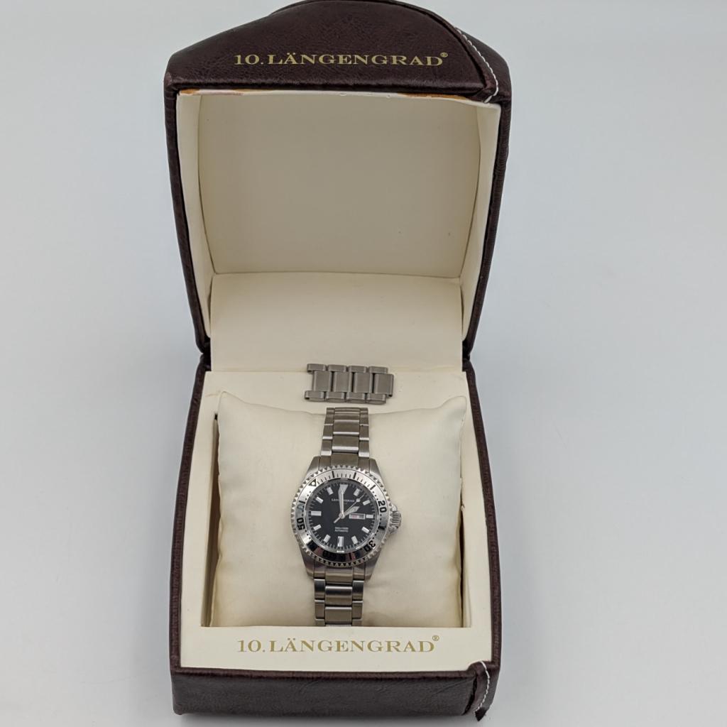 Längengrad automatisch vrouwenhorloge diver - Full set, Ruilrijk, Zo goed als nieuw, Info@ruilrijk.nl, Neerstraat 60, 6041 KD Roermond