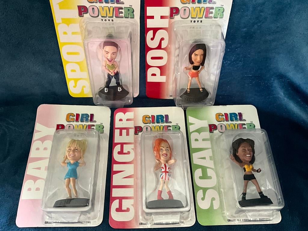 Girl Power Toys: 5 Vintage Space Girls Figuren 1996 Nieuw, Ophalen of Verzenden, Nieuw, Actiefiguur of Pop