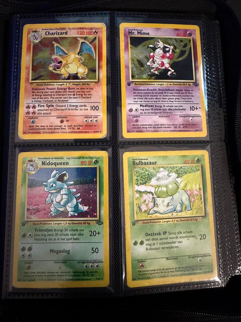 🔥 Pokemon - 1st Edition - Charizard 🔥, Ophalen of Verzenden, Gebruikt, Meerdere kaarten, Foil