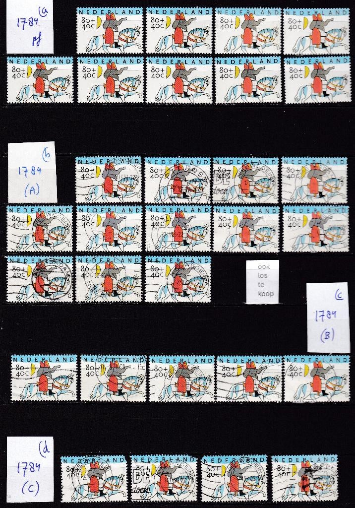 0416) Nederland 1784 kinderzegels Max Velthuys 1998, Ophalen of Verzenden