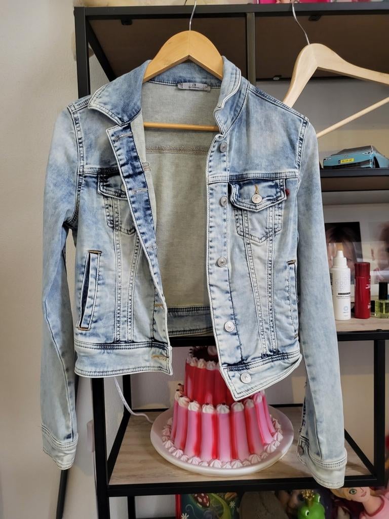 Ltb destin jeans jasje maat s, Ophalen of Verzenden, Zo goed als nieuw, Maat 38/40 (M), Blauw