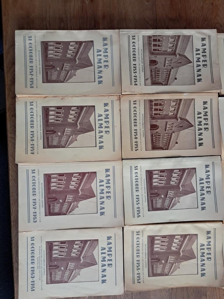 Kamper almanak 1953 tot 1961, Ophalen of Verzenden, Overige landen