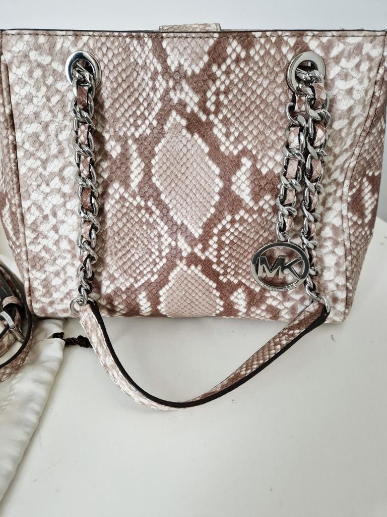 M k tas limited edition.slangeprint. echt leer, Kleding | Dames, Riemen en Ceinturen, Ophalen, Michael Kors, Echt leder, Zo goed als nieuw