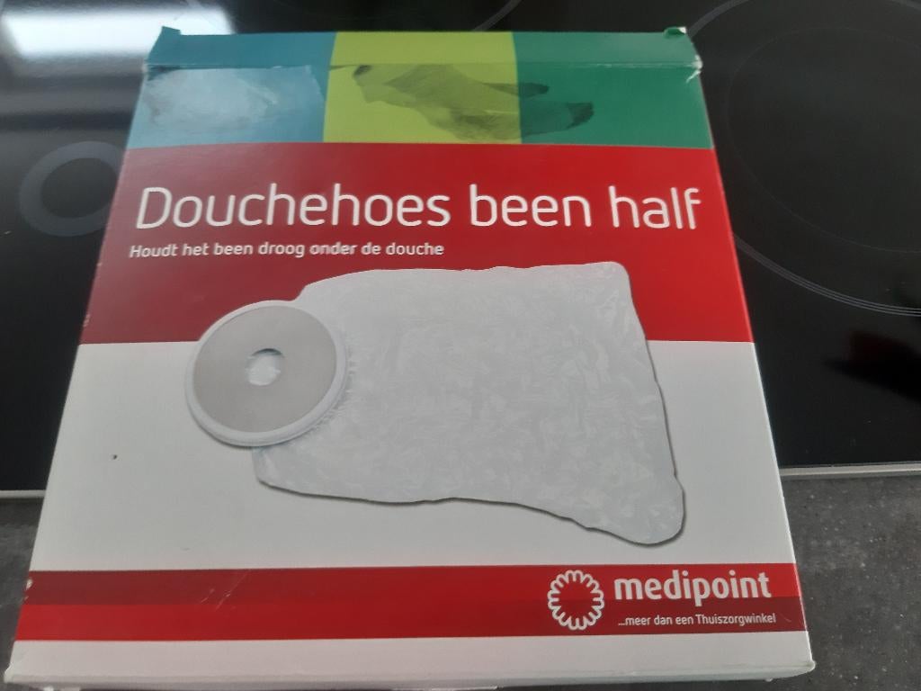 douche hoes been half - 59 cm, Ophalen, Zo goed als nieuw