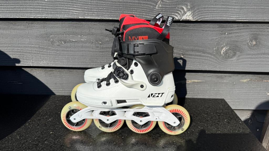 Powerslide NEXT 90 Skeelers Trinity – Top staat – 90mm 38-39, Ophalen of Verzenden, Zo goed als nieuw, Powerslide