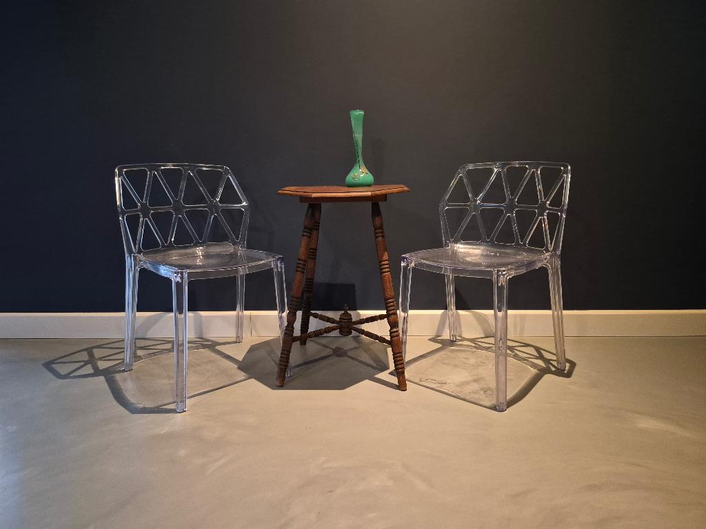 2 mooie Calligaris Alchemia stoelen, Ophalen, Kunststof, Gebruikt, Twee