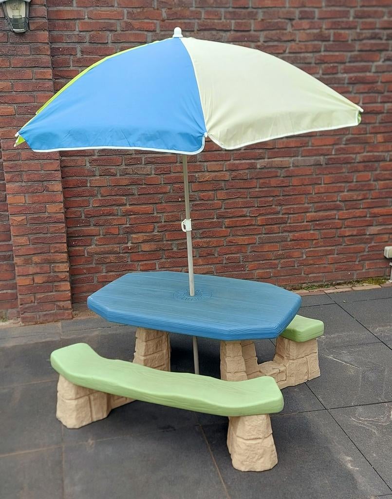 Step2 Picknicktafel met Parasol, Ophalen, Gebruikt