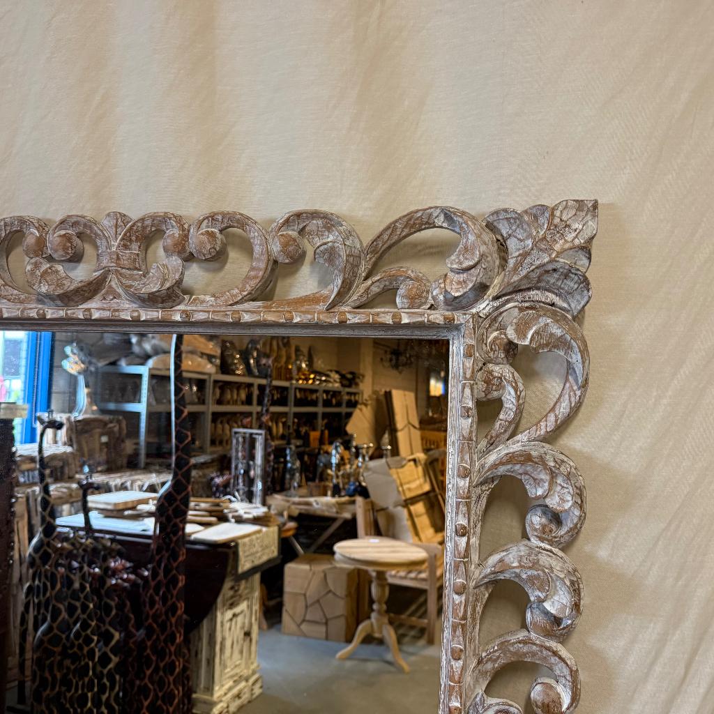 Barok Spiegel - houten lijst -180 x 100 cm - TTM Wonen, TTM Wonen, Meubels – (Perzische) Tapijten en Woonaccessoires, Taag 63, 2491 CS, Den Haag (Forepark)