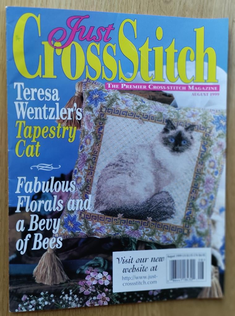 Borduurtijdschrift Just Cross Stitch, Hobby en Vrije tijd, Borduren en Borduurmachines, Ophalen of Verzenden, Zo goed als nieuw