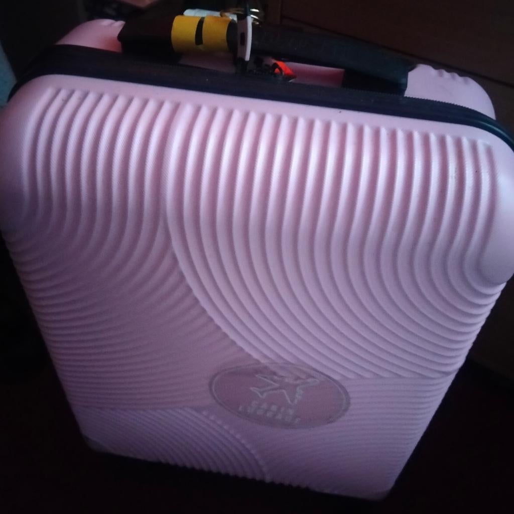 Kleine Reiskoffer, Sieraden, Tassen en Uiterlijk, Koffers, Wieltjes, Hard kunststof, Nieuw, Minder dan 50 cm