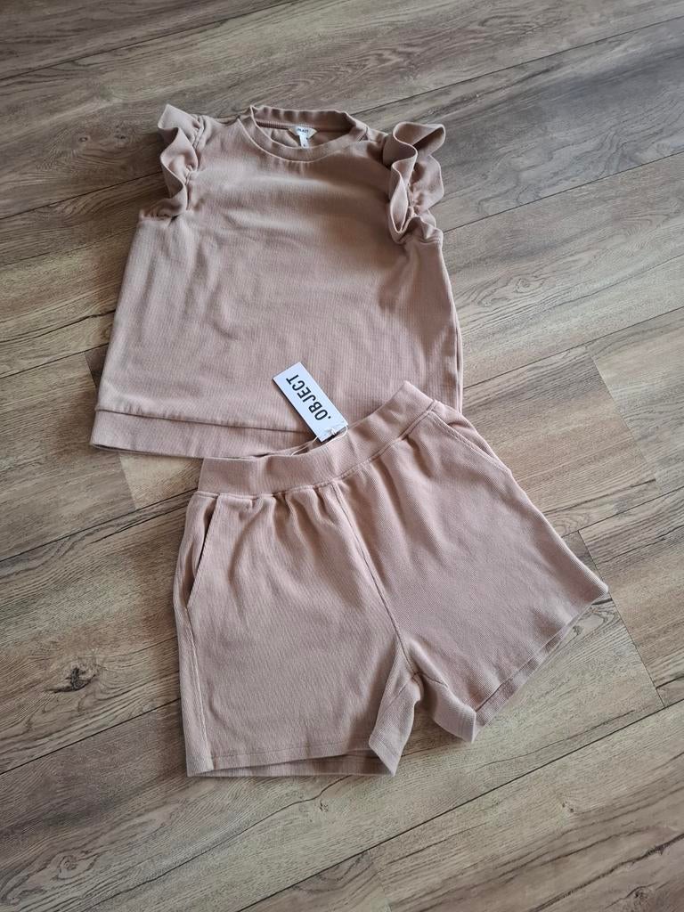 Co ord set. Object. Beige nude pak. Costes. Pieces. M/L., Kleding | Dames, Ophalen of Verzenden, Zo goed als nieuw