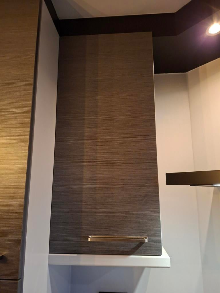 Goed onderhouden keukenkastje. Prijs 19.50, Ophalen, Zo goed als nieuw, Grijs