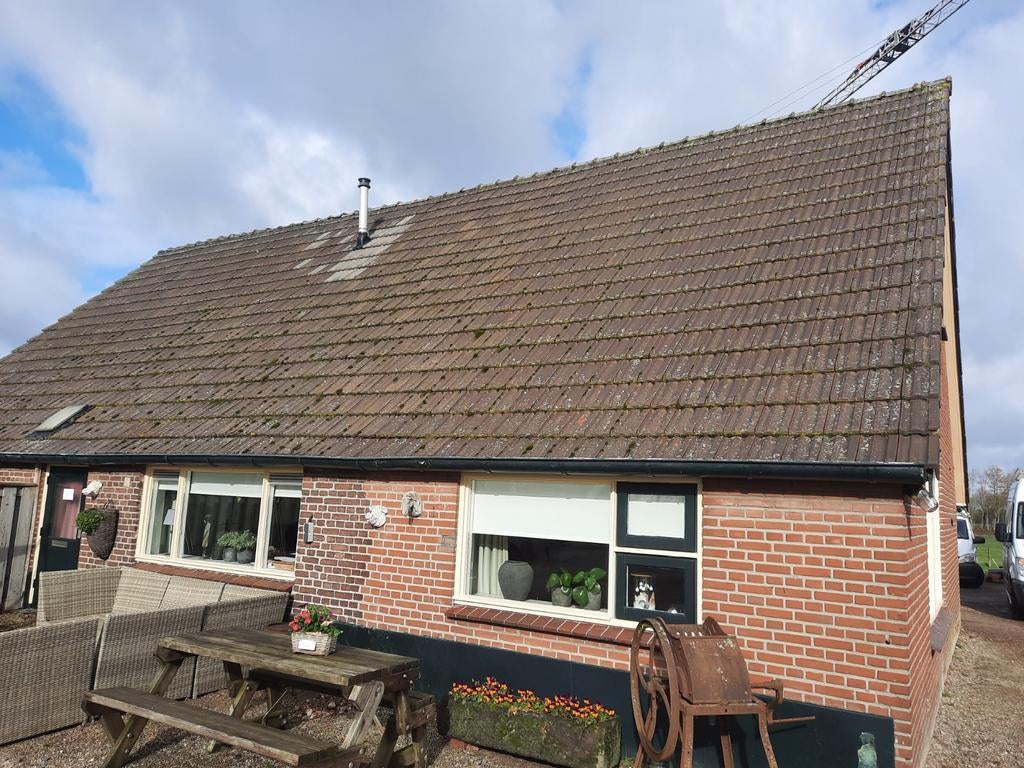 Hollandse vlakke mulden dakpannen, Ophalen, Gebruikt, Steen of Klei, 15 m² of meer