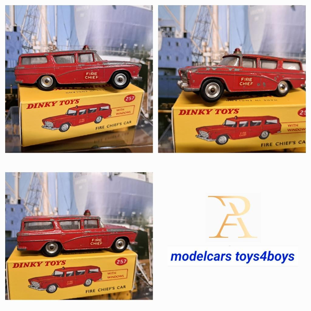 Dinky Toys no. 257 Nash Rambler Chiefs Car (1)  1/43, Verzenden, Gebruikt, Auto, Dinky Toys