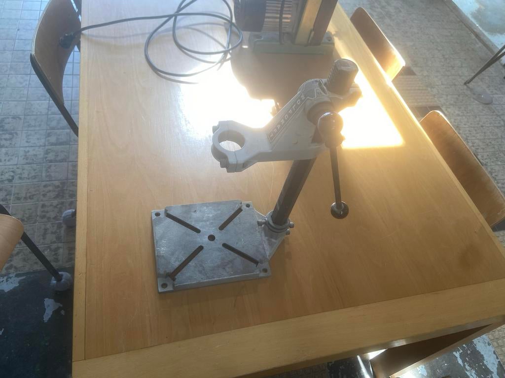 Boorstandaard, Ophalen, Gebruikt, Kolomboormachine