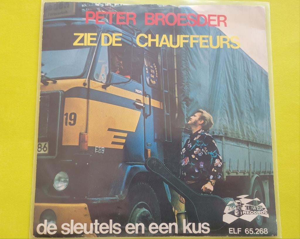 Peter Broesder - Zie de chauffeurs - De sleutels en een kus, Cd's en Dvd's, Ophalen, Zo goed als nieuw, Overige formaten, Levenslied of Smartlap
