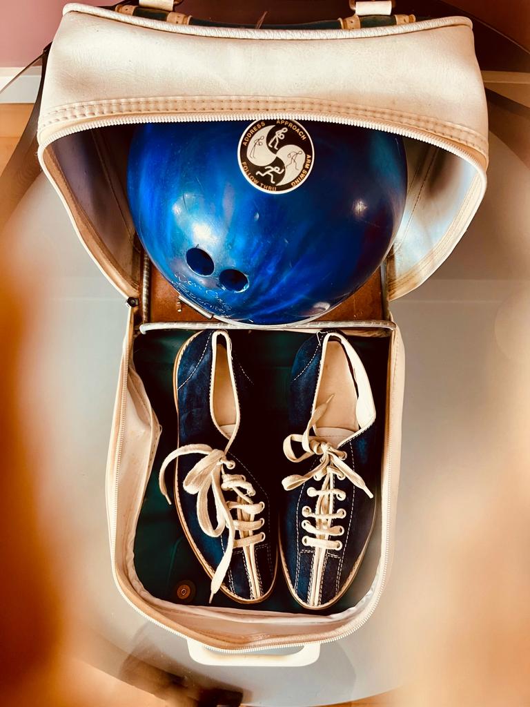 Uniek vintage bowling set, Sport en Fitness, Bowlen, Ophalen of Verzenden