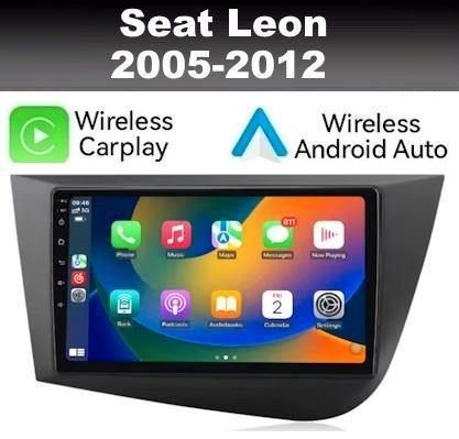 Seat Leon 2005-2012 android 14 9inch navigatie carplay dab+, Ophalen of Verzenden, Nieuw