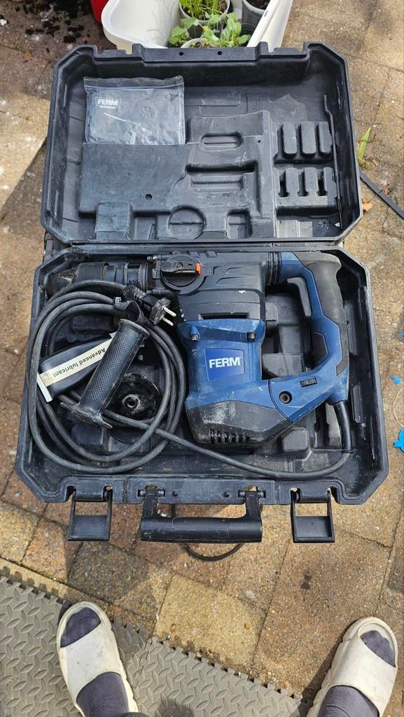 Ferm HDM1037 Boorhamer 1500W, Doe-het-zelf en Verbouw, Ophalen of Verzenden