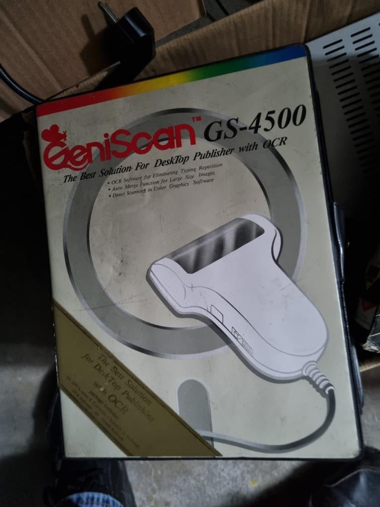 GeniScan GS-4500 Handscanner met OCR Software, Ophalen of Verzenden, Gebruikt, Barcodescanner, GeniScan