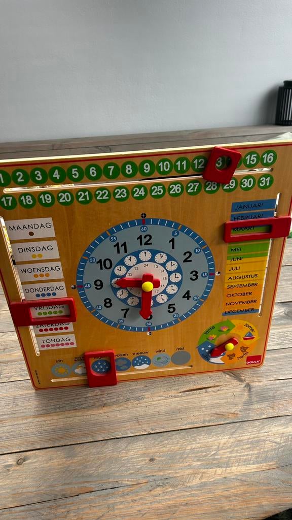 Houten kalenderklok, Ophalen, Zo goed als nieuw, Overige typen